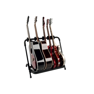 QUIK LOK - GS/350, Soporte de guitarra múltiple, Discos ajustables, Material de soporte suave, Acero de alta resistencia, 49x75 Cm, 2,6Kg, Negro - Product Image 4