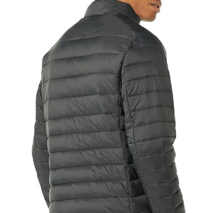 Chaquetas de Hombre con Cuello Alto y Logotipo Personalizado, Servicio OEM, Ropa de Invierno para Exteriores, Chaquetas Acolchadas de Color Sólido, Resistentes al Viento y Transpirables para Hombre - Product Image 4