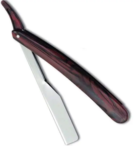 Maquinilla de afeitar para bordes de peluquero, maquinilla de afeitar recta plegable de acero inoxidable, cuchilla de afeitar plegable para bordes de peluquero - Product Image 3