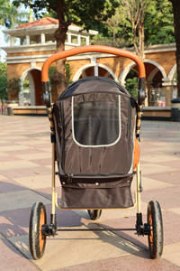 बिल्लियों और कुत्तों के लिए प्रीमियम डिचेबल पालतू रोलर, मध्यम कुत्तों के लिए फोल्डेबल <span class=keywords><strong>3</strong></span> व्हील डॉग स्ट्रेलर, पोर्टेबल पालतू ट्रोल - Product Image 4