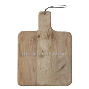 Planche à découper en bois de manguier sculptée à la main, design minimaliste moderne, vente en gros, pour la cuisine, planche à découper pour le fromage - Product Image 1