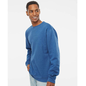 Custom Plain Vintage Streetwear French Terry cuello redondo Unisex sudadera de peso pesado de talla grande 3D en relieve Logo sudadera - Product Image 2