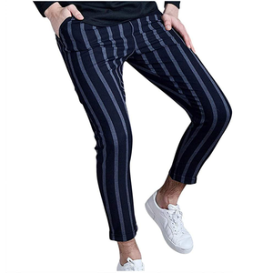 Pantalon droit pour homme, coupe slim, pantalon de bureau formel, pantalon de qualité supérieure, respirant - Product Image 4