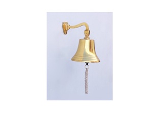 Hot Selling Solid Brass Ship Bell for Church New Brass Hanging Ship Bell for Home Hotel <strong>Decor</strong> <strong>Outdoor</strong> Knocking Usage in Low Moq - Product Image 5