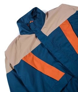 Chaqueta de lluvia de invierno larga de diseño personalizado para hombres, estilo de calle principal, chaqueta de invierno con patrón de capucha de poliéster suave de talla grande - Product Image 4