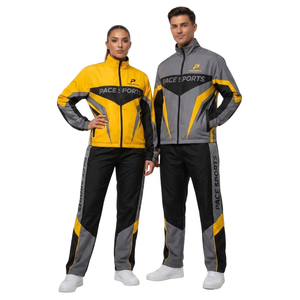 Conjunto Deportivo Ligero con Capucha, Estilo Cortavientos, Ajuste Cómodo, Ropa Deportiva Urbana, Estilo Deportivo Sólido y Moderno - Product Image 2