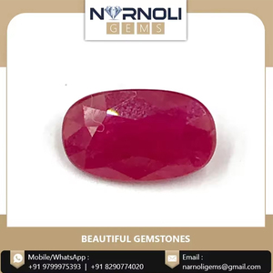 Pierre précieuse naturelle de qualité supérieure, rubis ovale facetté, offerte à un prix de gros exceptionnellement abordable - Product Image 5