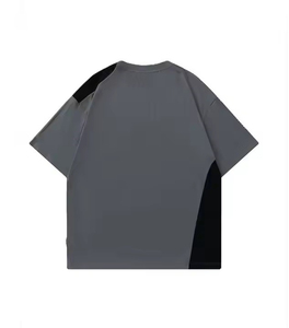 เสื้อยืดคอกลมสำหรับผู้ชายเสื้อ100% ผ้าฝ้ายถักแบบลำลองปรับแต่งได้ - Product Image 6