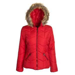 Personnalisation du gros Manteau d'hiver chaud pour femmes Veste bouffante à col en fourrure Veste en duvet respirante pour l'extérieur Pour femmes - Product Image 4