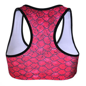 Sujetador Deportivo de Alta Sujeción para Mujer, Transpirable, con Logotipo de Marca Personalizado OEM, Simple en la Parte Delantera, de Primera Calidad, en Spandex/Nailon - Product Image 2