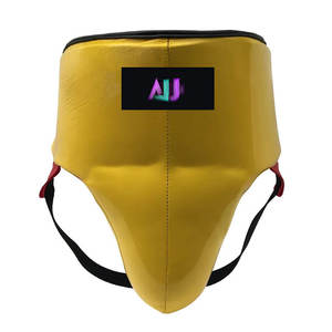 High Quality Leather <b>Groin</b> <b>Guard</b> Designed for Boxing <b>MMA</b> Karate Other Contact Sports Ensures Comfort Safety Long Lasting Use - Product Image 1