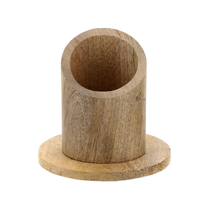 Bougeoir en bois naturel nouvellement conçu décor de table bougeoir en bois pour l'artisanat naturel de vente chaude - Product Image 3