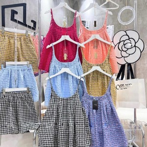 Ensemble haut de gamme pour femmes ensemble de shorts prix d'usine Odm lavable emballage personnalisé du fabricant du Vietnam ensemble 2 pièces trier été - Product Image 2