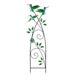 Treillis de jardin en métal durable offrant un solide soutien vertical décoratif pour les plantes grimpantes dans les jardins extérieurs - Product Image 1