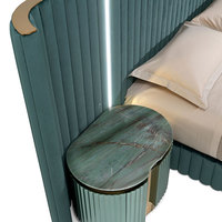 Sac souple italien minimaliste Table de chevet Armoire de chevet pour usage domestique Ensemble de chambre à coucher Meubles pour chambre à coucher