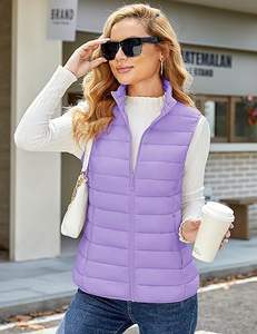 Venta Directa de Fábrica, Chaleco Acolchado con Cierre y Cuello en V, Personalizable, Transpirable, de Alta Calidad, para Hombre, Invierno, Casual - Product Image 1