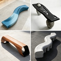 Banc modulaire emboîtable pour extérieur, idéal pour campus universitaires, places publiques, gares et projets d'aménagement paysager urbain