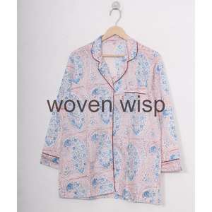 Pantalon de pyjama tissé à carreaux d'hiver pour femmes chemise de nuit de Noël et vêtements de nuit pyjamas de Noël confortables - Product Image 2