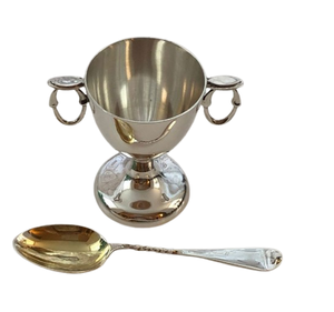 Soporte para huevos hervidos suaves de diseño antiguo, fabricante indio, tazas para huevos de acero inoxidable, soporte para servir huevos para desayuno - Product Image 6