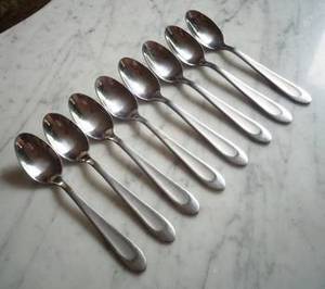 Juego de 8 cucharas de boda de acero inoxidable puro de la India, ideales para el hogar, utensilios de cocina, hoteles, restaurantes y fiestas - Product Image 2
