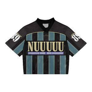 T-shirt pour homme de qualité, impression par transfert thermique, respirant, grande taille, épaules tombantes, streetwear, maillots de football - Product Image 1