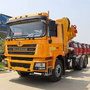 รถบรรทุกหัวลาก Shacman 6X4 พร้อมเครนติดตั้งบนรถ  รับน้ำหนัก 20 ตัน  แบบไฮดรอลิก  บูมยืดหดได้  ขับเคลื่อนซ้าย-ขวา  พร้อมจำหน่าย - Product Image 1