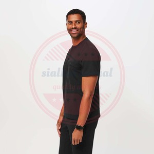 Uniforme masculino Scrub Sets con bolsillos \ personalizado Spandex Scrubs Hospital uniforme médico enfermera para hombres - Product Image 3