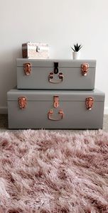 Multi Color Options Rectangular Stacking Design Iron Container Bin Sundries Organization Classic Metal <b>Storage</b> Box - Product Image 6