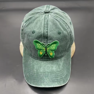 Gorra de Béisbol Bordada de Algodón Lavado Vintage Personalizada, Gorras de Béisbol Suaves para Estudiantes 2026 - Product Image 1