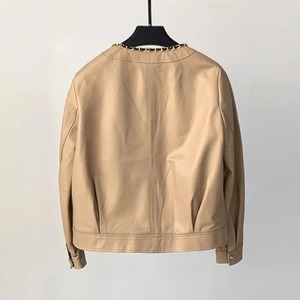 Veste en cuir femmes 2025 veste de base manteau femme hiver moto veste PU cuir fermeture éclair vêtements d'extérieur - Product Image 3