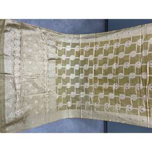 ผ้าซารีผู้หญิง ดีไซน์โดดเด่น ผสมผสานความเป็นเอกลักษณ์ ความเปล่งประกาย ความดั้งเดิม และความร่วมสมัย สไตล์ชาติพันธุ์ เหมาะสำหรับโอกาสสบายๆ ทุกฤดูกาล แห้งเร็ว - Product Image 4