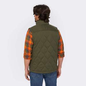 Mens <b>Winter</b> <b>Quilted</b> Puffer Vest Sleeveless Outdoor Jacket with Zipper Windproof and Water-Resistant Private Label Supplier - Product Image 5