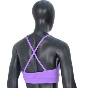 Mode femmes Gym entraînement dos croisé Sport soutien-gorge logo personnalisé sans couture Yoga dos nu haut Impact sport soutien-gorge - Product Image 1