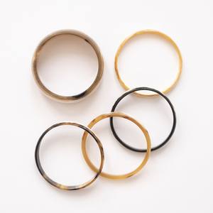 Pulseras de cuerno mujer moda materiales sostenibles pulsera de cuernos joyería natural de la más alta calidad - Product Image 6