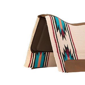 Tapis de selle en laine haute densité de qualité supérieure pour le confort et la performance Couches respirantes avec doublure en tissu pour l'équitation - Product Image 3