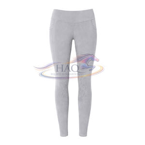 Leggings Ecuestres de Alto Rendimiento con Agarre Completo en el Asiento, Cintura Alta, Compresión Elástica, Ropa Ecuestre, Suministro OEM - Product Image 4