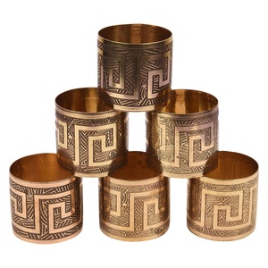 Anneau de serviette design arbre de noël pour restaurant d'hôtel et salle à manger salon en matériau et vernis de qualité supérieure - Product Image 5