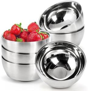 Bol de service en acier antique exquis avec finition polie de qualité supérieure, parfait pour les repas haut de gamme et les réceptions - Product Image 6