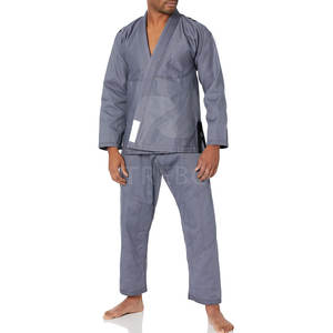 Conjuntos de Kimono de BJJ Personalizados OEM con Logotipo Frontal, 100% Algodón, Secado Rápido, Transpirable, Costuras Reforzadas, Alta Calidad para Artes Marciales - Product Image 1