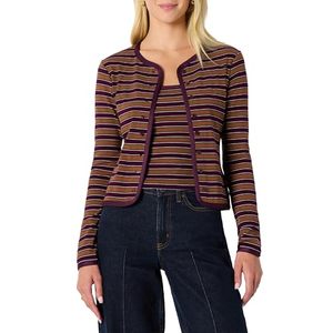 Camisa/Blusa de Manga Larga de Fibra de Bambú 100% Tejida con Diseño Geométrico, Estilo Casual Europeo de Otoño para Mujer, Holgada y Estilizadora - Product Image 1