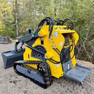 Minicargador barato CE EURO5 EPA, minicargador de orugas de rueda diésel con motor EPA, minicargador de oruga para todo terreno, envío gratuito - Product Image 3