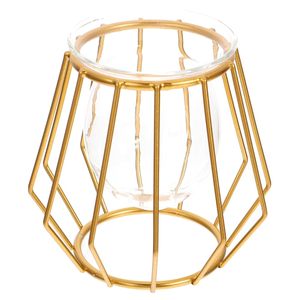 Best Price Elegant Decorative Metal Flower Vase for Home & Garden Decor for Fresh or <b>Dried</b> Flowers - Product Image 1