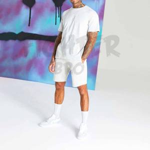 Custom Two-Piece Casual Summer Men's Clothing <b>Set</b> <b>T</b>-<b>Shirt</b> <b>and</b> <b>Shorts</b> Plus Size Printed Design - Product Image 6