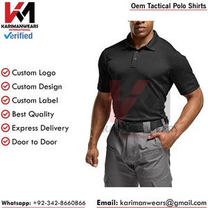 T-shirt de performance pour homme à manches courtes en coton/polyester tricoté, respirant, léger et anti-humidité pour le sport - Product Image 2