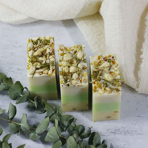 Savons Artisanaux Véganes Biologiques - Marque Privée 100g avec Vitamine E et Base de Savon au Lait de Chèvre et Papaye - Product Image 2