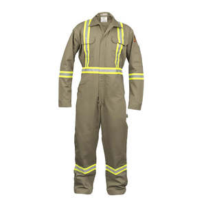 Combinaison de travail résistante aux flammes FR Uniforme de sécurité en coton respirant avec caractéristiques imperméables et résistantes à l'eau en polyester - Product Image 5