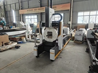 OCEAN LINK 240mm Mandrin Automatique Laser Tuyau Machine De Découpe pour U I L Acier Cutter Tube CNC Logiciel Contrôle Eau DWG DXF-Nouveau