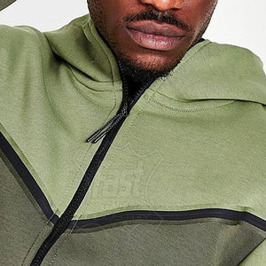 Sweats à capuche pour hommes de haute qualité, 100% coton, fermeture éclair, faible MOQ, sweats à capuche tendance - Product Image 4