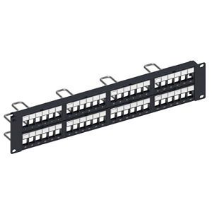 760237041 | <strong>CPP</strong>-UDDM-SL-2U-48 Unshielded Discrete Distribution Module Panel, SL, 2U, 48 Port, Black - Product Image 1
