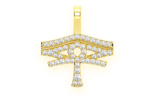 Personalizado 10K chapado en oro Hip Hop joyería Moissanite incoloro diamante colgante GRA certificado colgante hecho a mano para fiestas - Product Image 5